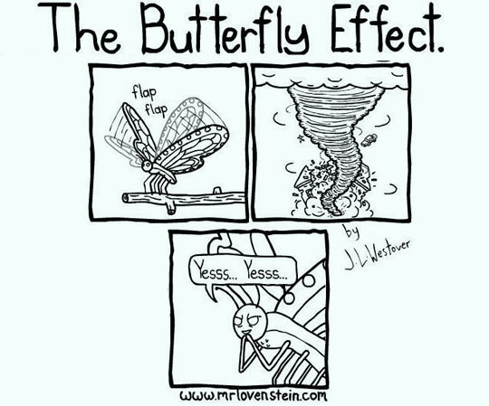 The Butterfly Effect.