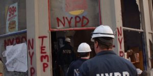 NYPD using a Burger King on September 11 2001