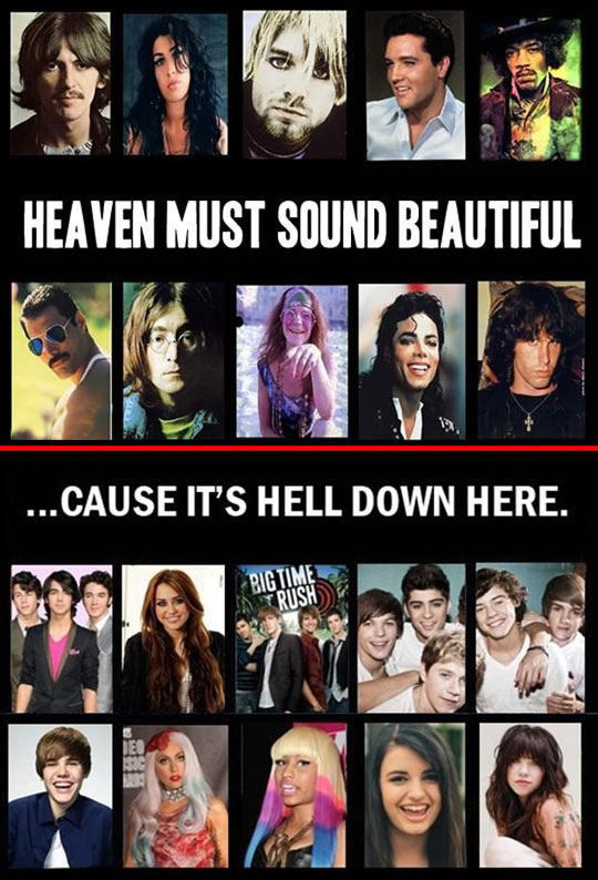 Heaven must sound beautiful. 