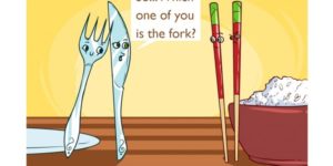 You can’t just ask someone who’s the fork