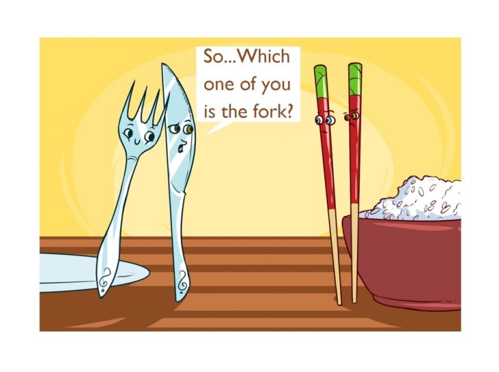 You can't just ask someone who's the fork