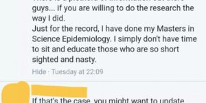 That Anti-Vax epidemiologist…