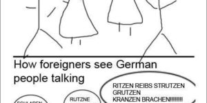 How Germans talk to each other.