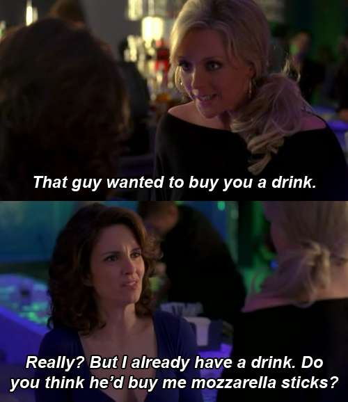 Liz Lemon logic.