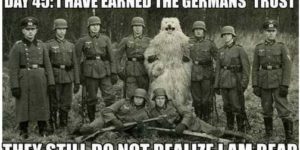I have earned the Germans’ trust…