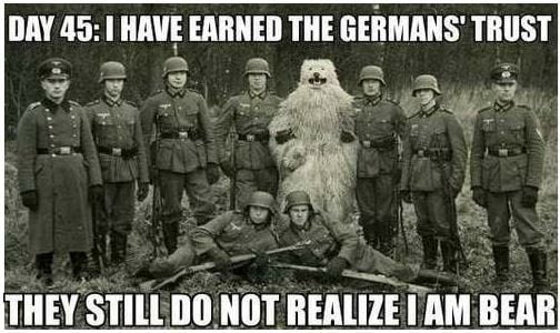 I have earned the Germans' trust...