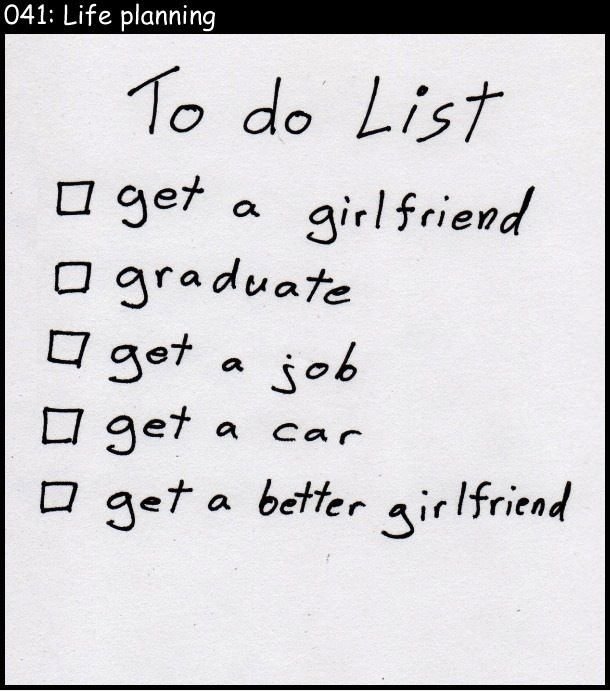 To do list.