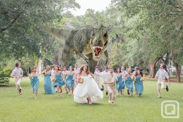 Creative wedding pictures.