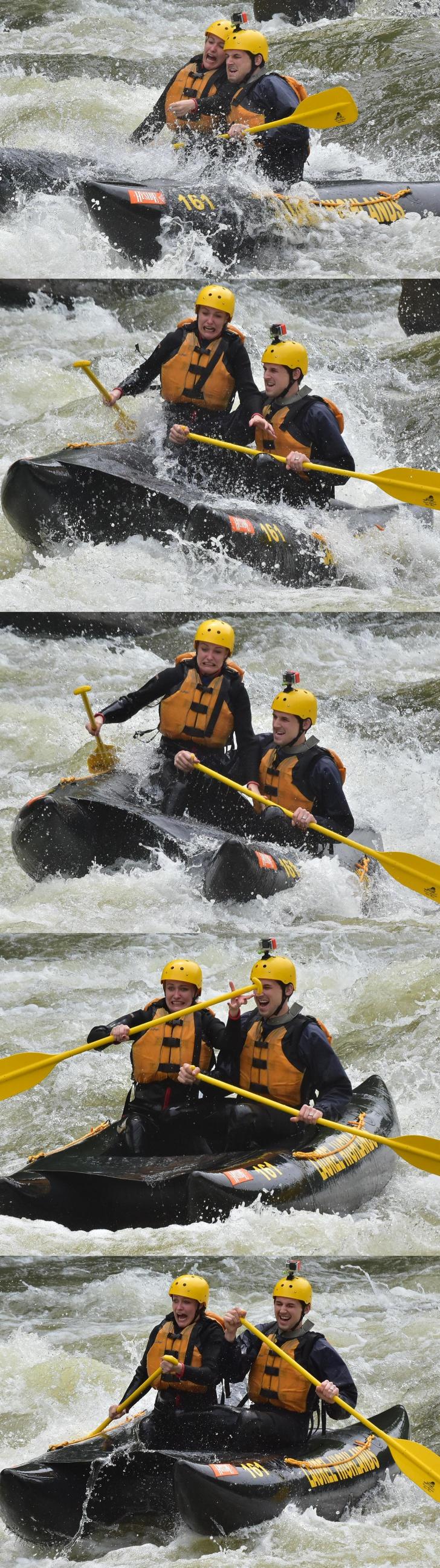 Not everyone is cut out for white water rafting.