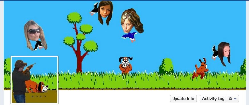 Facebook Duck Hunt.