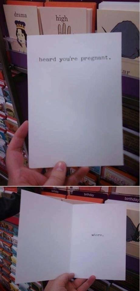 Brutally Honest greetings cards.