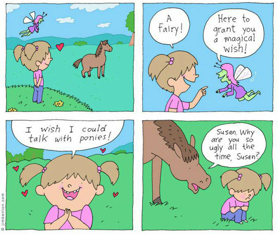 I wish I could talk to ponies!