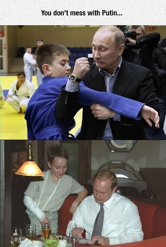 Putin That Boy In Its Place