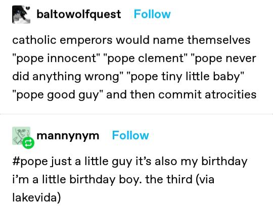 Pope-pourri