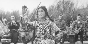 A cultural dance of the Uighur peoples.