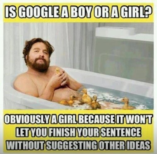 Is Google a boy or a girl?