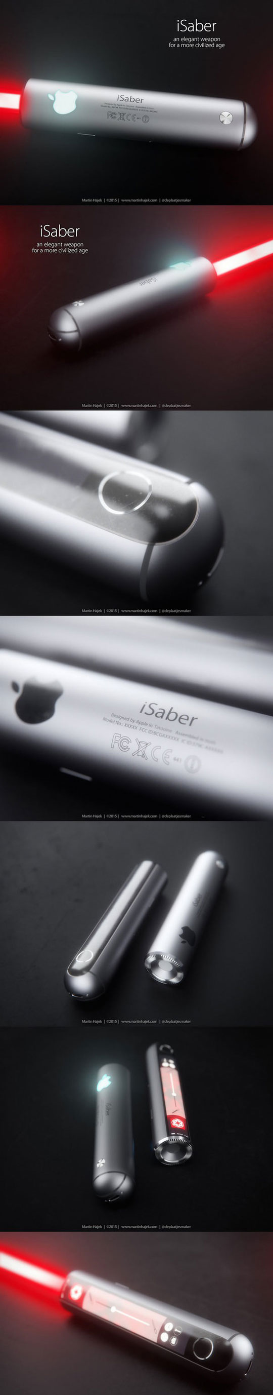 This Is What The iSaber Would Look Like If Apple Made Lightsabers