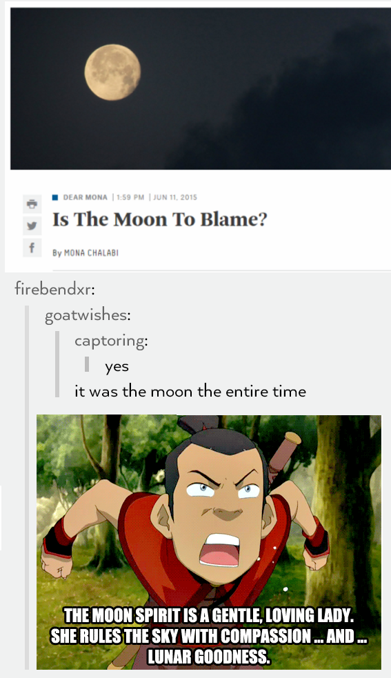Is the moon to blame?