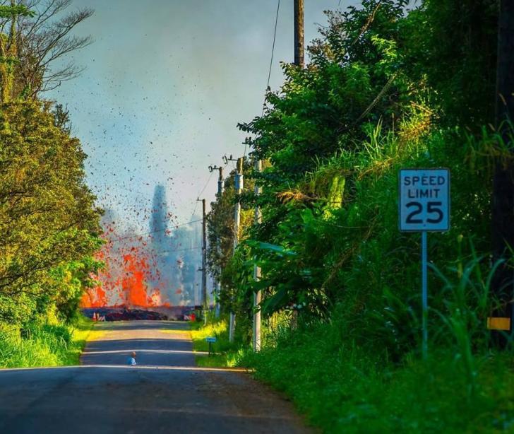 In Hawaii the floor is actually lava.