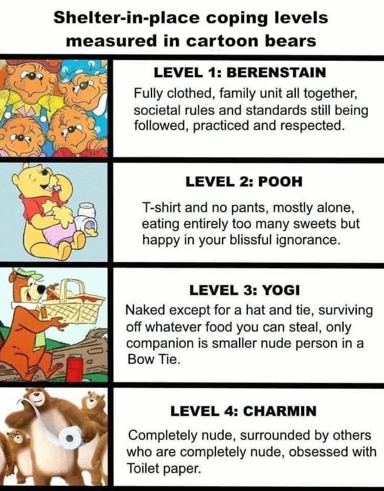 The many bears of coping.