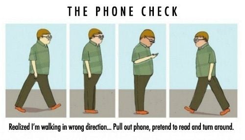 The phone check.