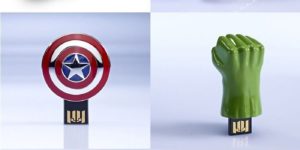 The Avengers USB sticks.