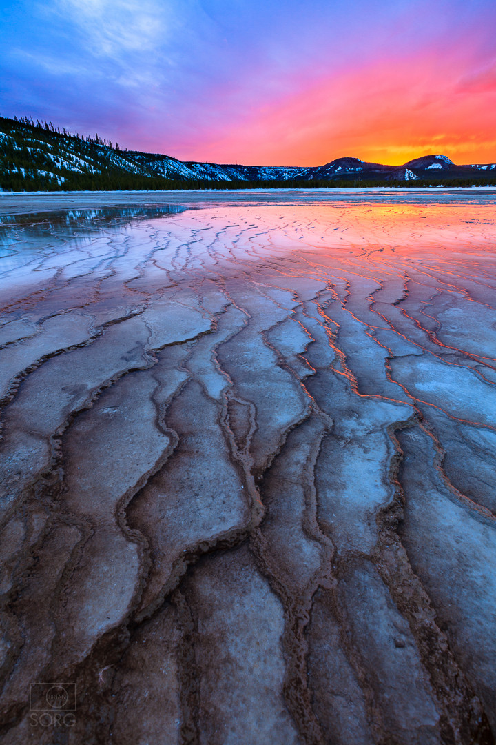 Midway Geyser Basin, Yellowstone Park, WY