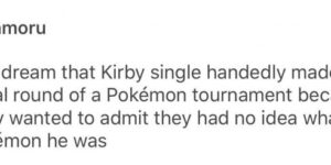 Kirby, the uhh Pokemon.