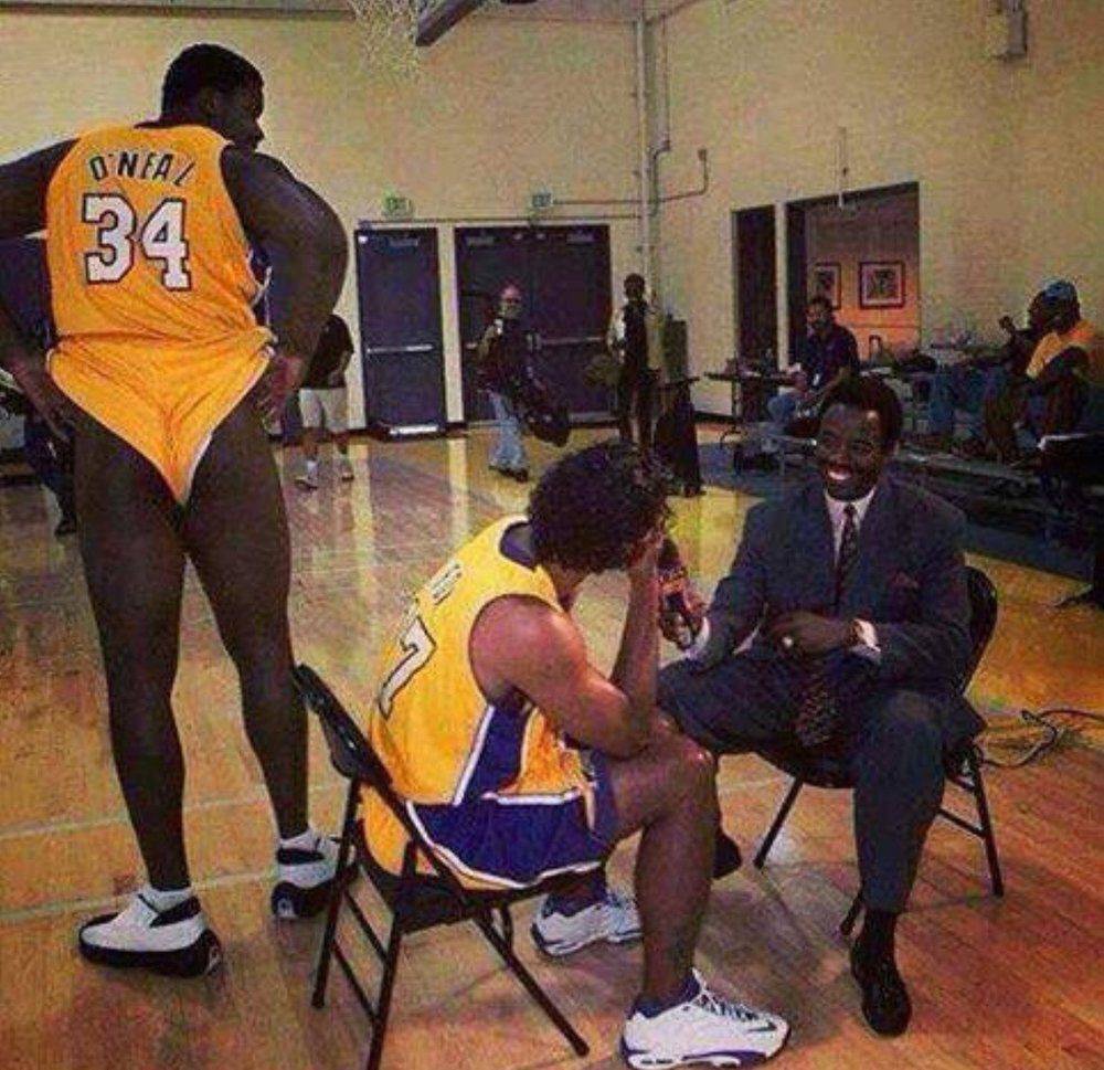 Shaquille O'Neal trolling an interview, circa 1991.
