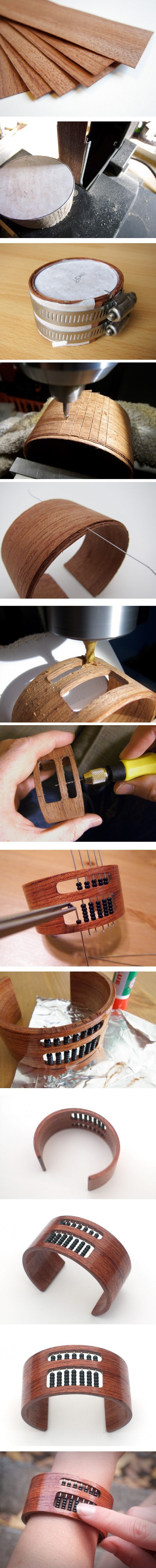 DIY calculator bracelet.