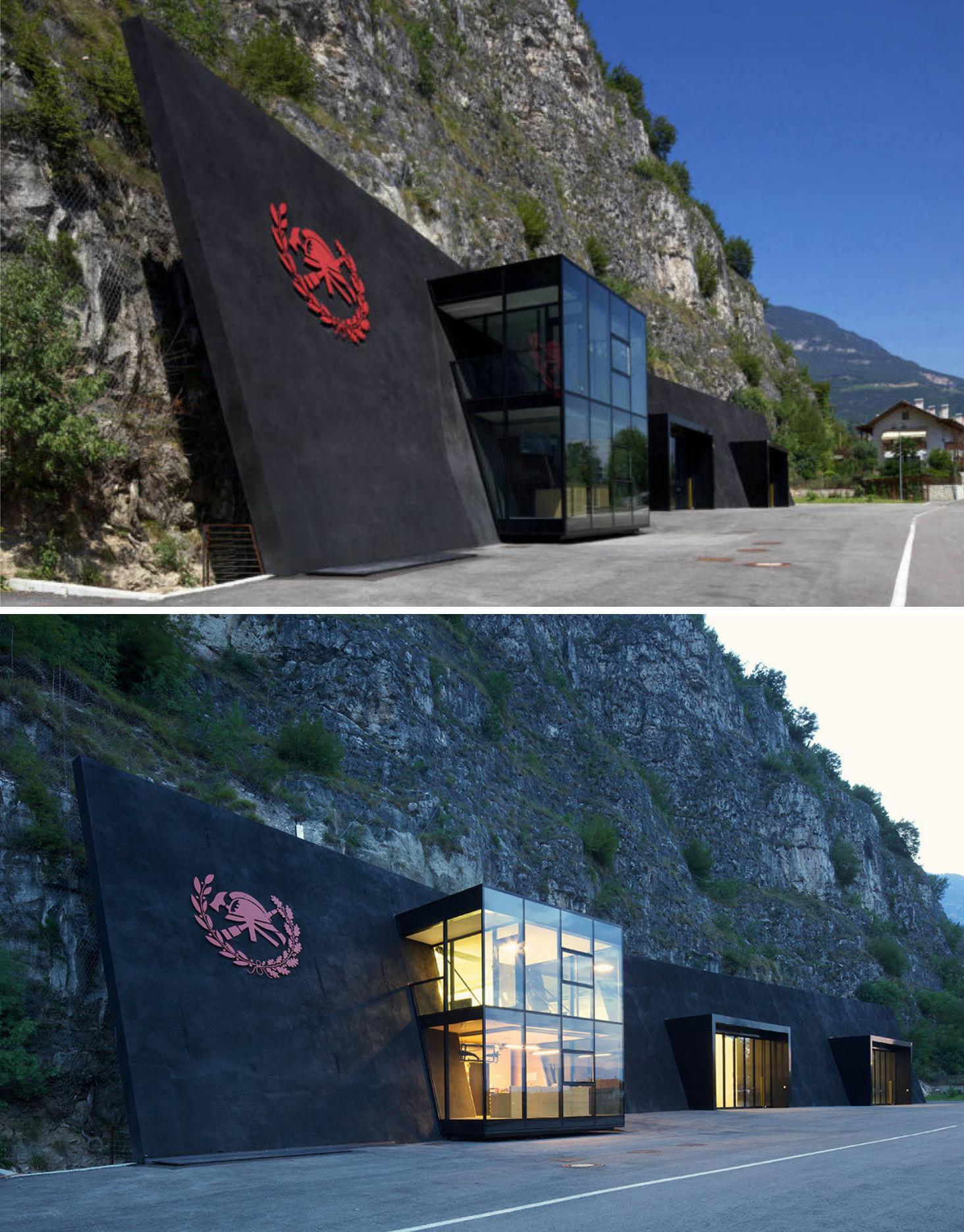 Fire station in Italy looks like an evil lair.
