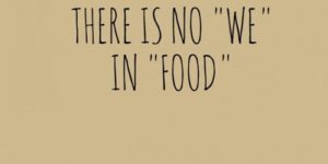There is no WE in FOOD.