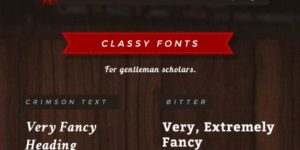 Fonts can be fun!