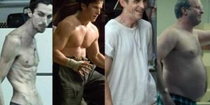 The many builds of Christian Bale