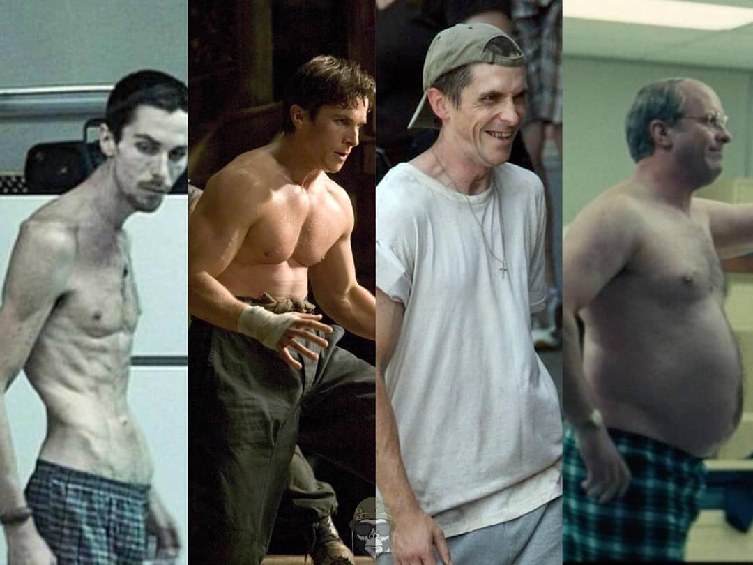 The many builds of Christian Bale