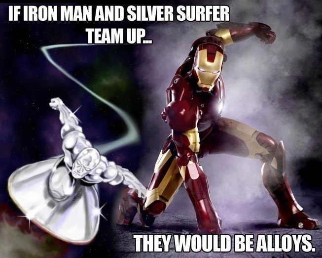 Iron Man and Silver Surfer.