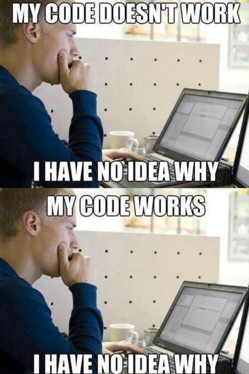 Programmer problems.