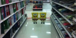 Possibly scariest thing to turn around and see in Target.