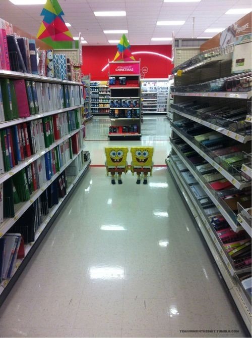 Possibly scariest thing to turn around and see in Target.