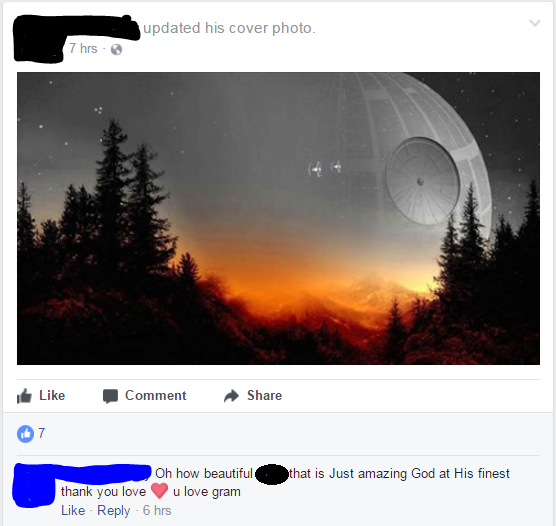 Grandma's love for the Empire has no limit.