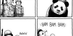 War Panda can’t read the Geneva Convention.