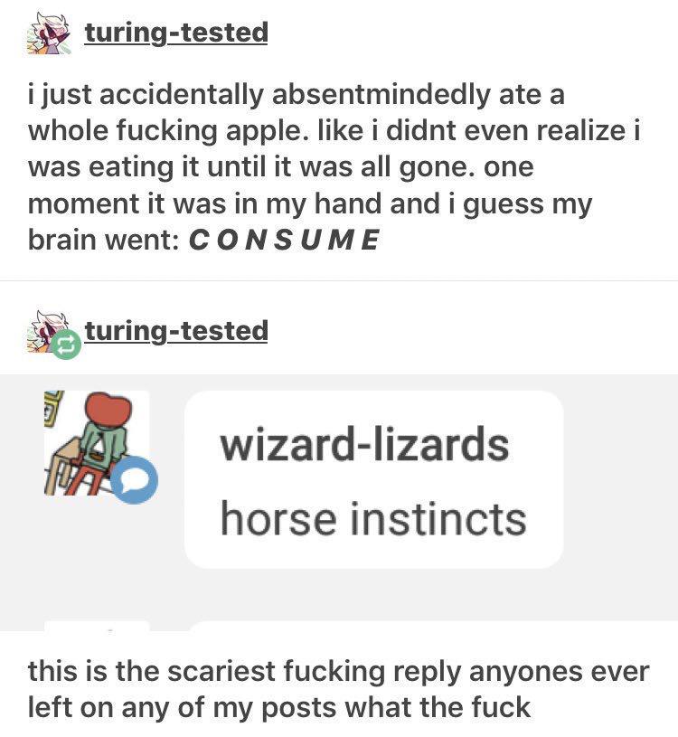 Your inner horse is leaking...