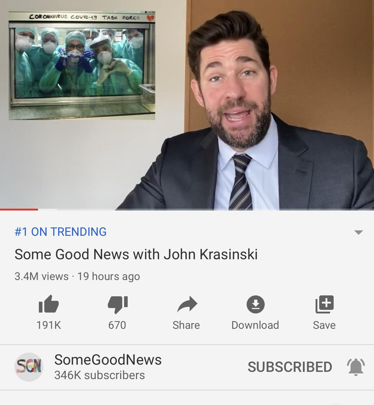 Jimothy made a channel dedicated to only good news, BTW.