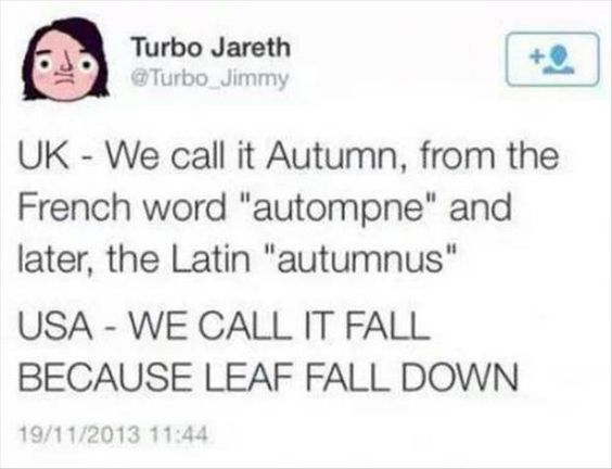 Why Fall is Fall