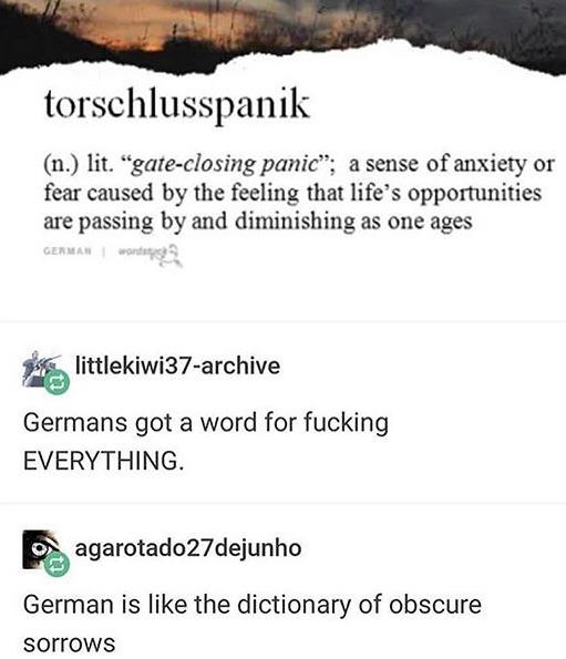 The Germans are big on descriptive words...