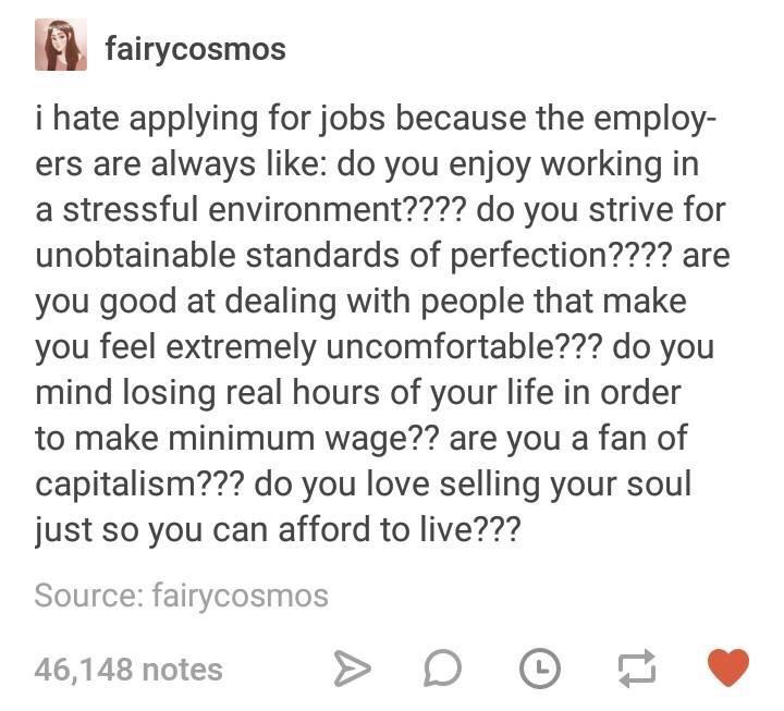 Job Hunting IRL