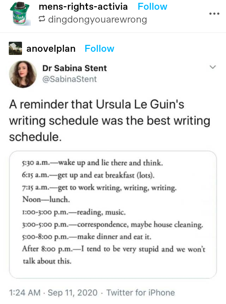 Some schedule is better than none schedule.
