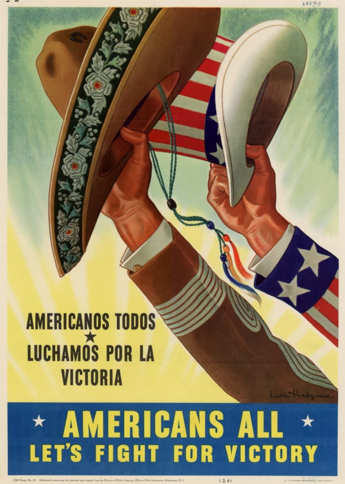 Distributed by the US Government during WW2.