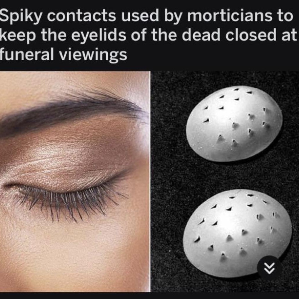 Known as oculist eye caps.