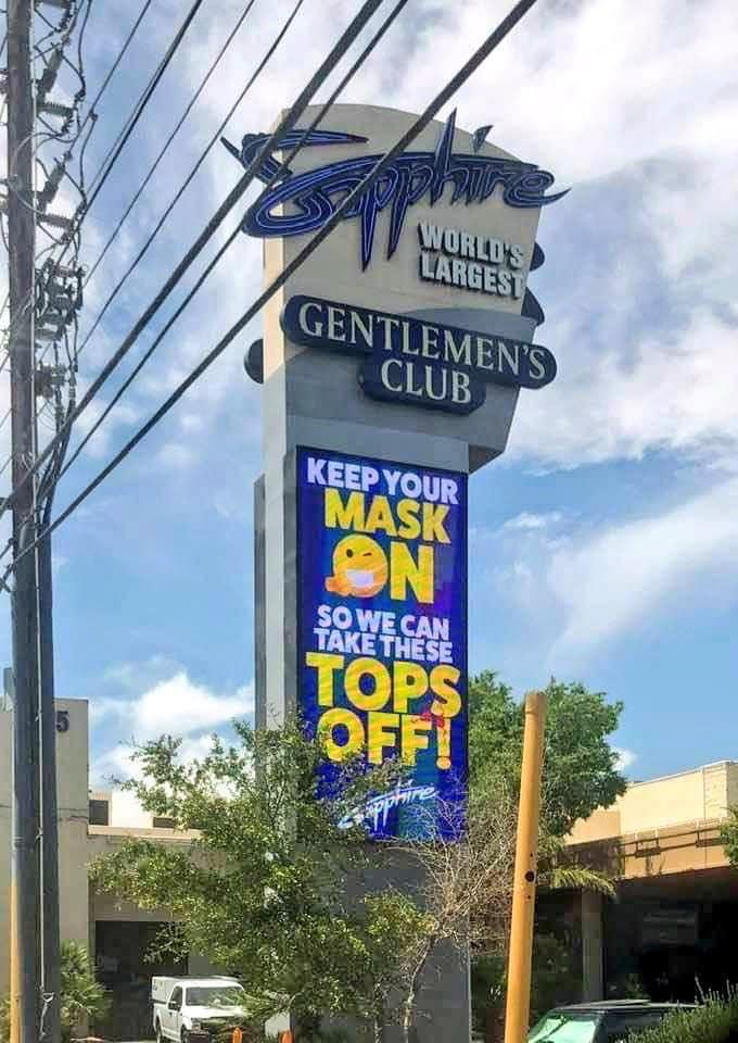 Do it for the world's largest gentleman's club...